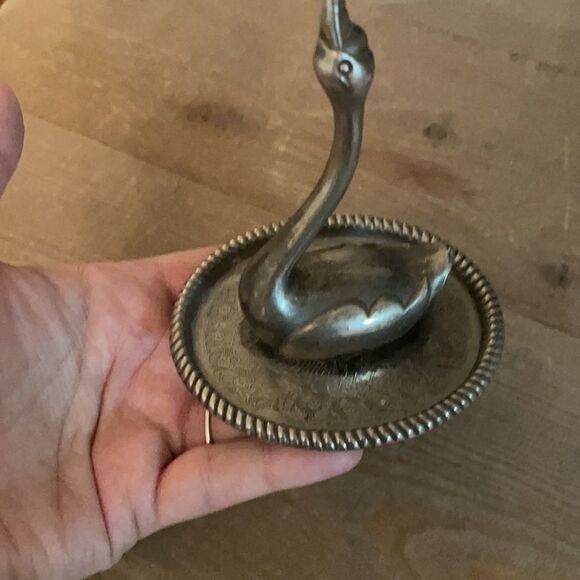 Antique ring swan trinket dish - Picture 4 of 5